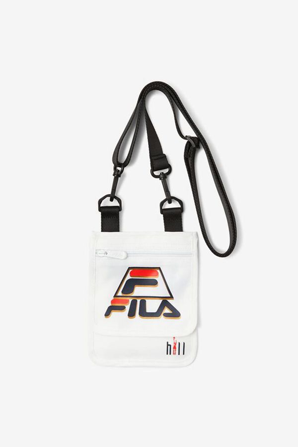 Pouch Bag Fila Branco/Vermelhas/Douradas - Fila Grant Hill Court Neck Pouch Portugal Lisboa,KYQV-924